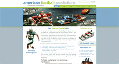 Desktop Screenshot of americanfootball-predictions.com